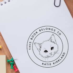 Schattigee Baby kitten Dit boek hoort bij de naam Zelfinktende Stempel