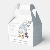 Schattigee Baby Kleding Essentials Blue Boy Baby s Bedankdoosjes (Voorkant Zijde)