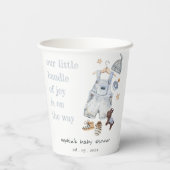 Schattigee Baby Kleding Essentials Blue Boy Baby s Papieren Bekers (Achterkant)