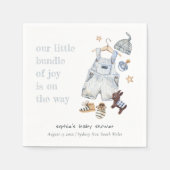 Schattigee Baby Kleding Essentials Blue Boy Baby s Servet (Voorkant)