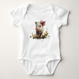 Schattigee Baby Knorretje met Bloemen Romper