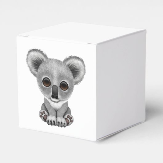 Schattigee Baby Koala Beer welp Bedankdoosjes (Voorkant Zijde)