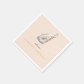 Schattigee Baby konijnenservetten voor feest Servet (Hoek)