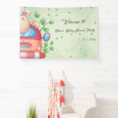 Schattigee Baby Lamb Baby shower Banner (Insitu)