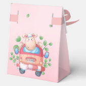 Schattigee Baby Lamb Baby shower gunstbox Bedankdoosjes (Achterkant)