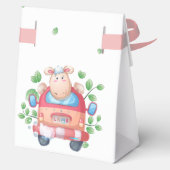 Schattigee Baby Lamb Baby shower gunstbox Bedankdoosjes (Achterkant)