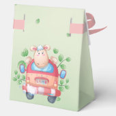 Schattigee Baby Lamb Baby shower gunstbox Bedankdoosjes (Achterkant)