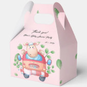 Schattigee Baby Lamb Baby shower gunstbox Bedankdoosjes (Voorkant)