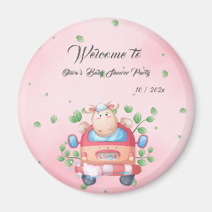 Schattigee Baby Lamb Baby shower Magnet