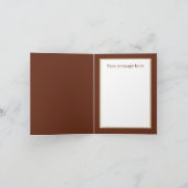 Schattigee baby Leopard Tekst toevoegen voor elk d Kaart (Binnen)