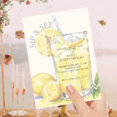 Schattigee Baby limonade sip en zie Baby shower Kaart