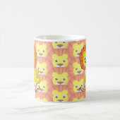 Schattigee Baby Lion All Over Print Pattern Koffiemok (Center)