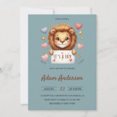 Schattigee Baby Lion - Het is een Boy Safari-Baby  Kaart (Voorkant)