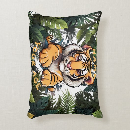 Schattigee Baby Lion Kinderen Accent Kussen (Voorkant(Verticaal))