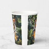 Schattigee Baby Lion Kinderen Papieren Bekers (Rechts)