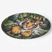 Schattigee Baby Lion Kinderen Papieren Bordje (Gekanteld)