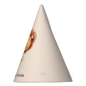 Schattigee Baby Lion met cadeau, Verjaardag Feesthoedjes (Rechts)