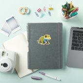 Schattigee Baby Lizard Cartoon Karakter Sticker (iPad Cover)