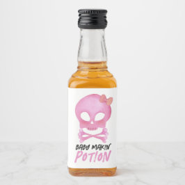 Schattigee Baby Makin' Potion Halloween Baby showe Likeurfles Etiket