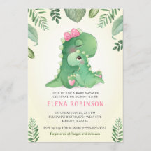 Schattigee Baby mama dinosaurus meisje Baby shower