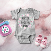 Schattigee Baby Meisje Zuster Boho Typografie Romper