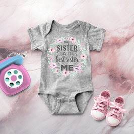 Schattigee Baby Meisje Zuster Boho Typografie Romper