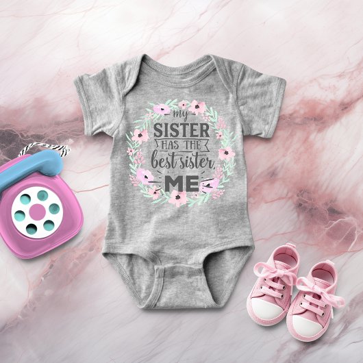 Schattigee Baby Meisje Zuster Boho Typografie Romper