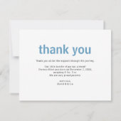 Schattigee Baby Mobiele foto Baby Aankondiging (Achterkant)