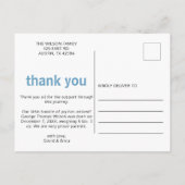 Schattigee Baby Mobiele foto Baby Aankondiging (Achterkant)