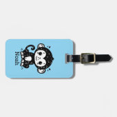 Schattigee Baby Monkey Drawing - Kawaii Nursery Ar Bagagelabel (Voorkant horizontaal)