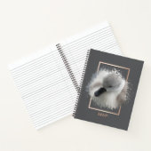 Schattigee Baby Mute Swan Grey Abstract Notitieboek (Binnen)