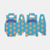 Schattigee Baby Octopus Blue Ocean Custom Bedankdoosjes (Uitgevouwen)