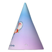 Schattigee Baby Olifant blaasconfetti, Verjaardag Feesthoedjes (Rechts)