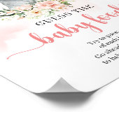 Schattigee baby olifant blush Guess De Baby Food s Poster (Hoek)