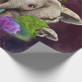 Schattigee Baby olifant Cadeaupapier (Hoek)