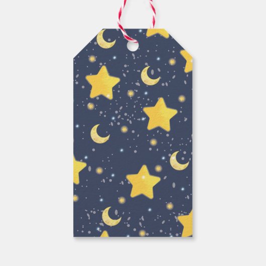 Schattigee Baby Olifant Custom Bedankt Cadeaulabel (Achterkant)