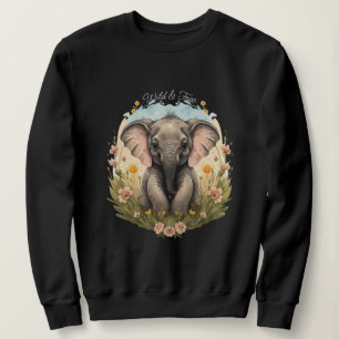 Schattigee Baby Olifant Kalf Wildflower Wanderlust Trui