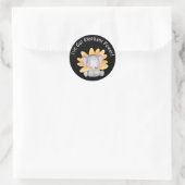 Schattigee baby olifant kinder stickers (Tas)