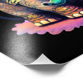 Schattigee Baby Olifant met Bril en Beanie Foto Afdruk (Hoek)