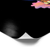 Schattigee Baby Olifant met Bril en Beanie Perfect Poster (Hoek)