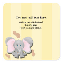 Schattigee Baby olifant pinda's verjaardagsfeestje