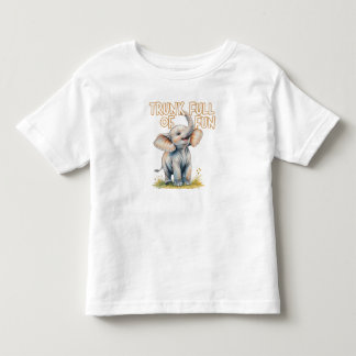 Schattigee Baby Olifant Safari Kinder Shirts