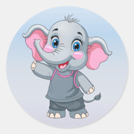 Schattigee Baby olifant Stickers