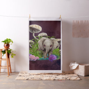 Schattigee Baby olifant Stof
