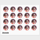 Schattigee Baby Orangutan Orphan Ronde Sticker (Vel)
