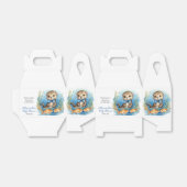 Schattigee Baby Otter Boy Baby shower Bedankdoosjes (Uitgevouwen)