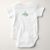 Schattigee Baby Otter Genderneutraal Romper (Achterkant)