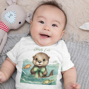 Schattigee Baby Otter Genderneutraal Romper