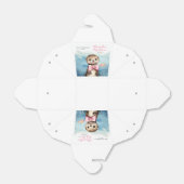 Schattigee Baby Otter Meisje Baby shower Bedankdoosjes (Uitgevouwen)