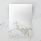 Schattigee Baby Owls Blank All Occasion Feestdagen Kaart (Binnen)